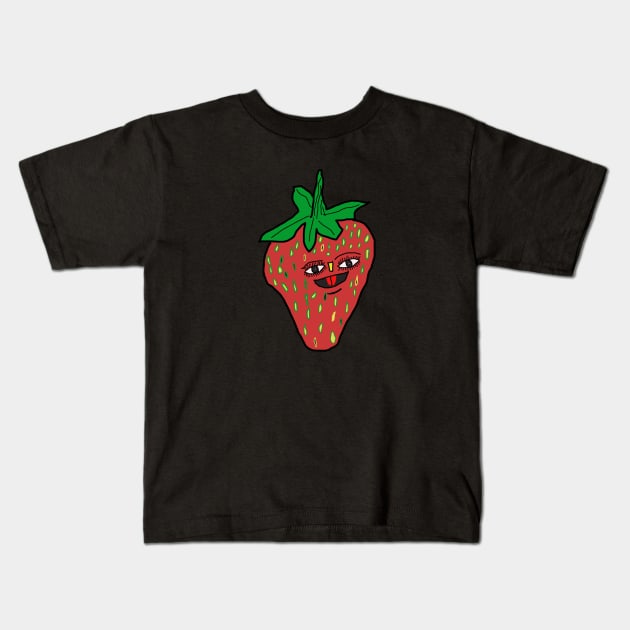 STRAWBERRY KID DESIGN Kids T-Shirt by sell stuff cheap